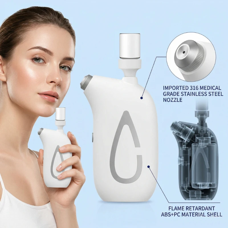 Facial Steamer Nano - Przenośny Nano Parownik do Twarzy Profesjonalne