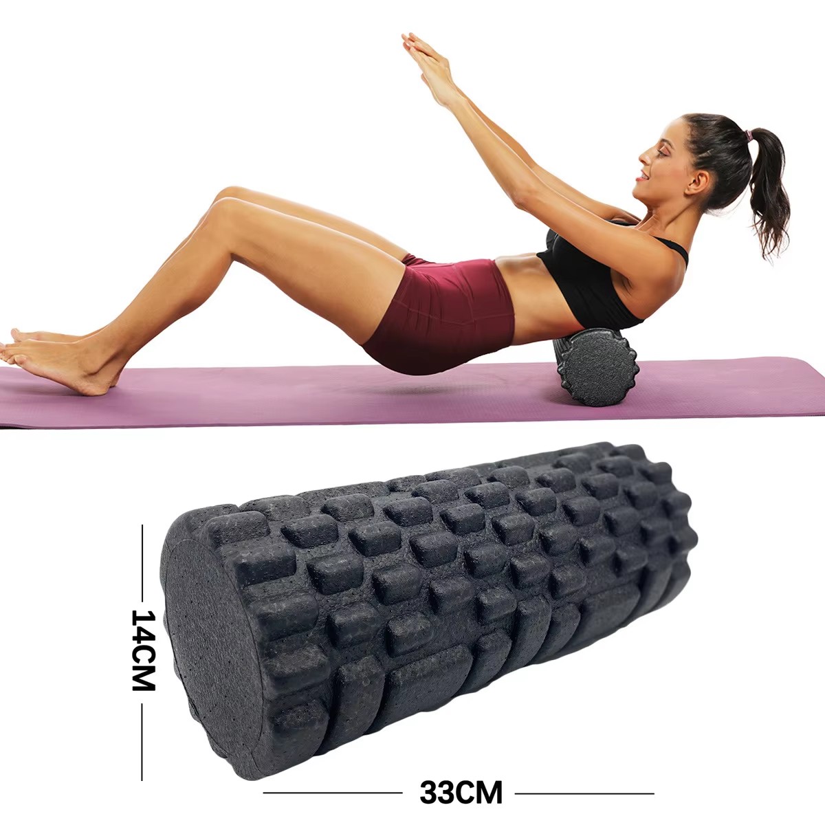 Spa And Wellness - 30/33cm Fitness wałek piankowy wałek do