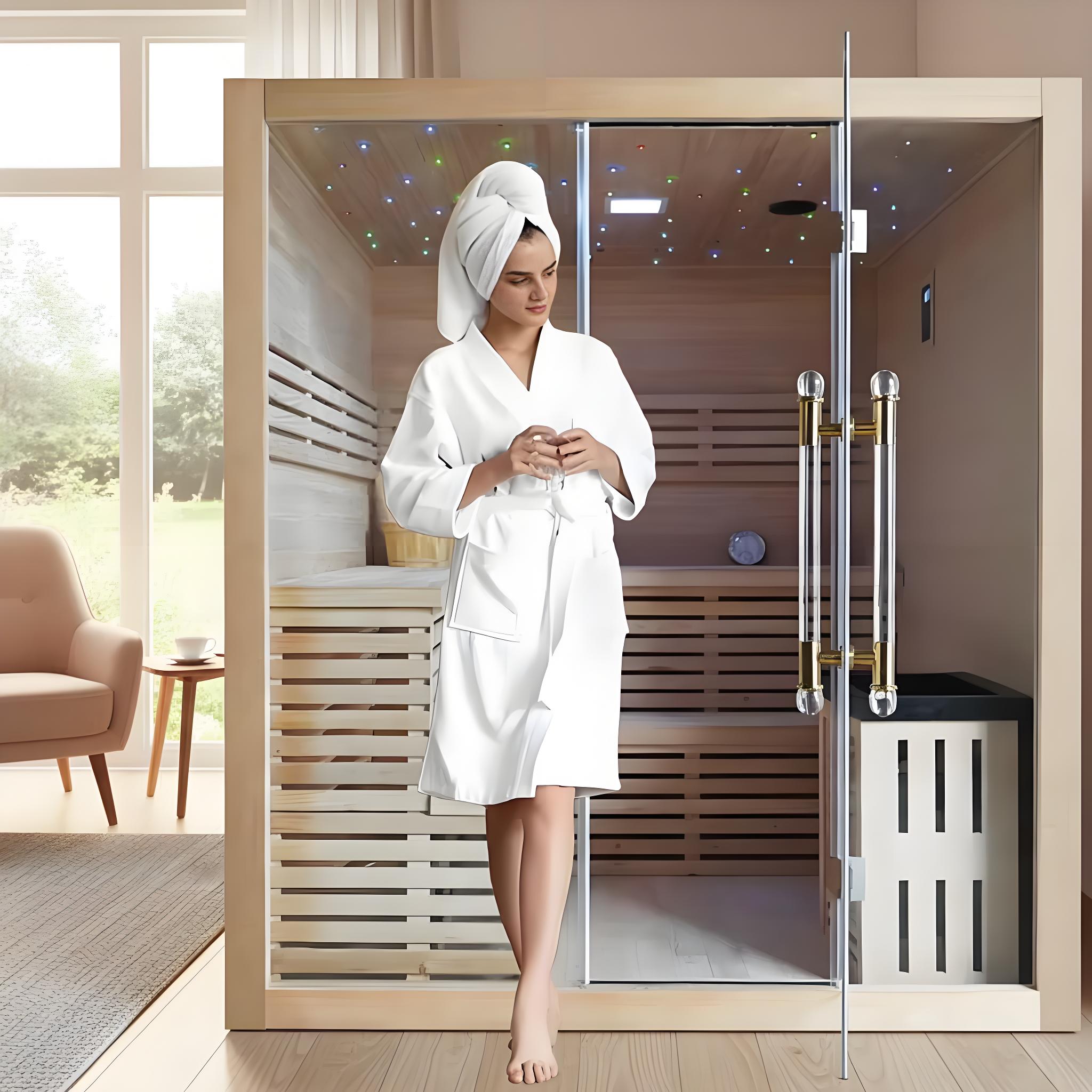 Zewnętrzna sauna relaksacyjna  – Spa Wellness Family recenzja i cena