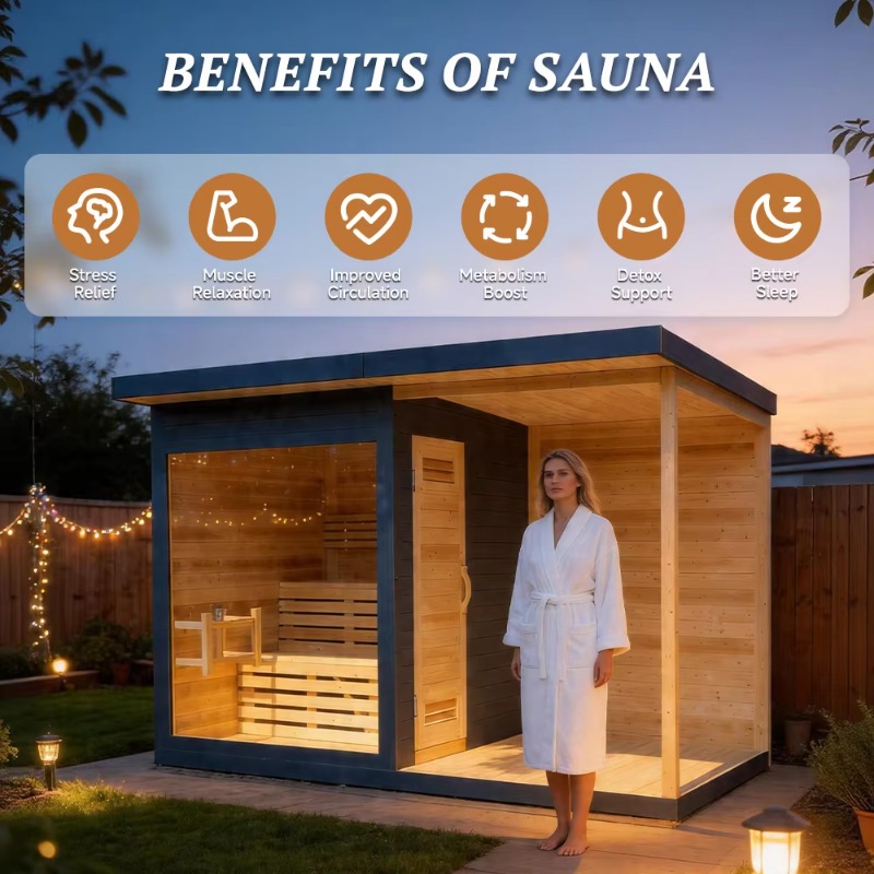 Drewniana kabina sauny z łączo – Wellness Resort Spa recenzja i cena