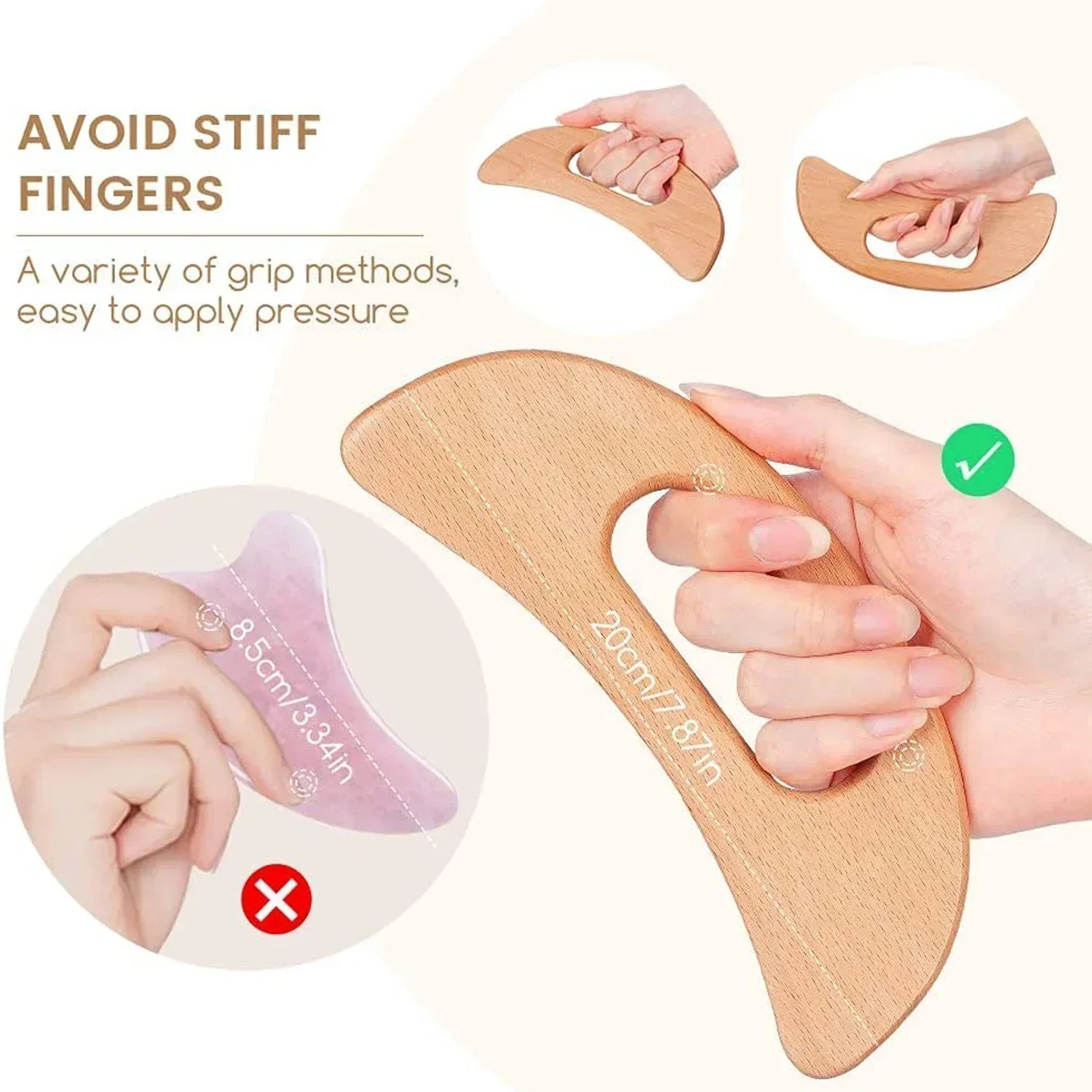 Drewniany masażer Gua Sha do c – Spa And Wellness recenzja i cena