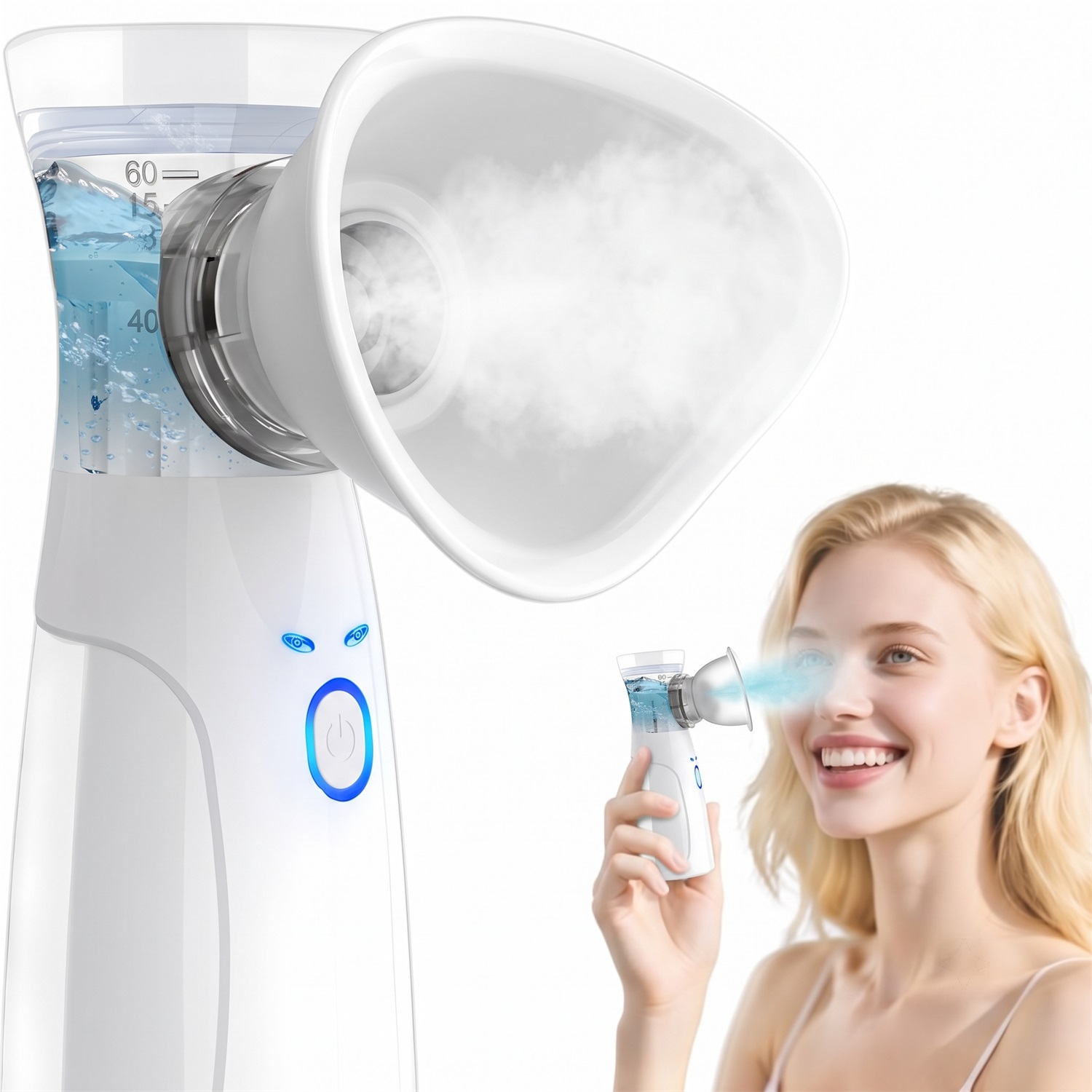 Przenośny nawilżacz do twarzy  – Facial Steamer Nano recenzja i cena